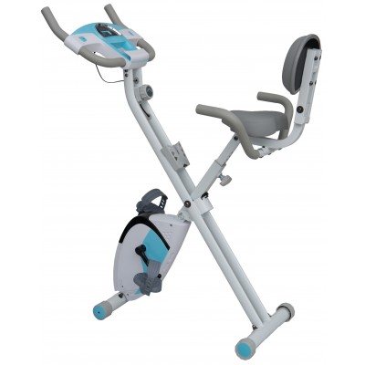 Сгъваем магнитен велоергометър X-bike 3 3 6 1 със седалка - 5кг маховик